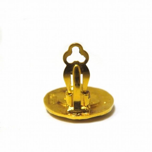 Chanel CHANEL Coco Mark 28 Earrings Gold Ladies - Picture 4 of 8